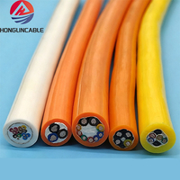Câble de connexion flexible TVUR TEUR, gaine en polyuréthane PUR, résistant à l'usure, câble souple pour connexion de contrôle industriel