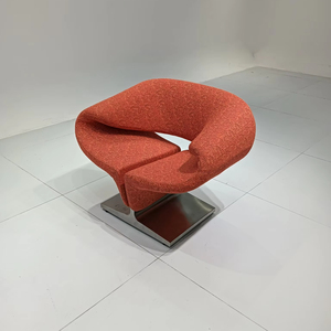 <span class=keywords><strong>Mandarina</strong></span> moderna silla de dormitorio individual esponja patas de Metal tela acento ocio sofá silla para sala de estar diseño personalizado - Product Image 1