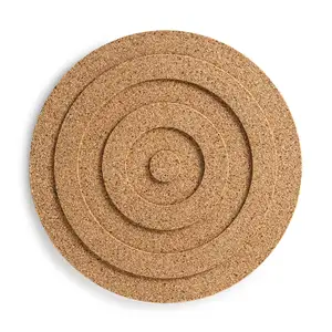 Funcork nổi nóng Pads Cork trivets không thấm nước Cork bàn Pads không trượt bền vững nút chai mộc mạc placemats