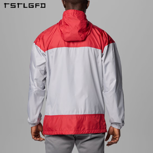 Chaqueta Cortavientos Resistente para Hombre, de Secado Rápido, Resistente a Desgarros, Plegable, con Bloques de Color, para Senderismo, Informal y Funcional - Product Image 4