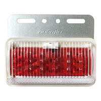 Aolittel YJ-4010 28 LED Feu de signalisation latéral de sécurité pour camion, lumière universelle pour voiture 24V 12V 126X105X19mm