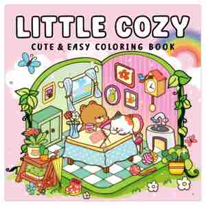 <b>Coloring</b> <b>Books</b> Customized for Children, Adults, and Teenagers, Featuring Super Cute Animal Characters with Easy - Product Image 2