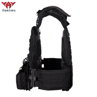 Gilet Tactique YAKEDA de Sécurité et de Service, Extérieur, Type JPC, Uniforme d'Entraînement, Gilet à Libération Rapide, Modèle Molle, Chaleco Tactico Noir