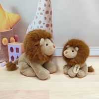 Peluche Lion Super Douce et Mignonne Lisa, Animal en Peluche Réaliste pour Soulager le Stress et Cadeau Promotionnel, Préféré des Filles