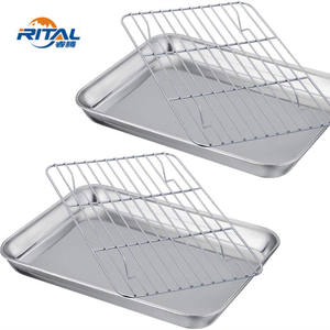 Support de plateau de <span class=keywords><strong>refroidissement</strong></span> à cookies, en acier inoxydable, 1 pièce, résistant, <span class=keywords><strong>grille</strong></span> pour la cuisson - Product Image 2