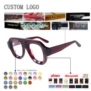 Modern Unisex Full-Rim Oval Eyeglasses Frames Solid Black Lightweight Anti-Uv Resin Lens for Adults All Face Shapes - Product Image 2