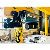 Palans électriques modulaires 5 tonnes sur rail 220V pour la construction de scènes, palans électriques européens 10 tonnes 15 tonnes