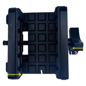 Factory Direct Wholesale Adjustable Wide Jaw Clamp <strong>Holder</strong> With Rubber Pad Multi Hole Mount for Outdoor Sports Field Utility Gear - Product Image 6