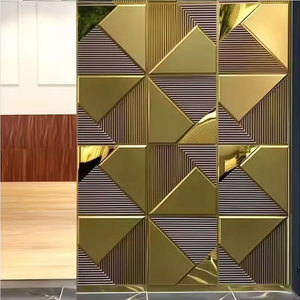 Painel de Parede 3D em PVC Ecológico e Moderno, à Prova de Umidade, Durável e de Rápida Instalação para Paredes Residenciais Modernas - Product Image 1