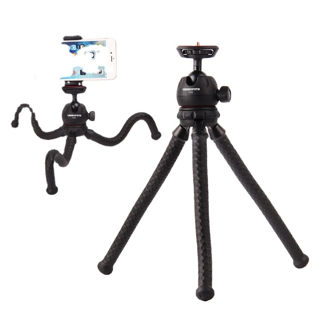 Mini Flexible Gorilla Pod Removable Head Stand Tripod for Mobile Phone Camera Ring Light