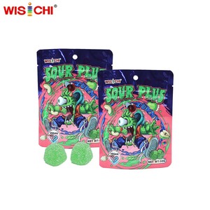 Gomitas Veganas con Pectina Sabor Limón Sour Plus <span class=keywords><strong>de</strong></span> 50g para Supermercados (OEM) - Product Image 5