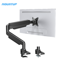MOUNTUP 17-49 pouces Écran d'ordinateur Support de bureau rotatif pour moniteur Bras de moniteur unique