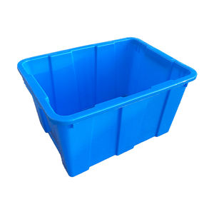 Petit récipient de stockage en <span class=keywords><strong>plastique</strong></span> de <span class=keywords><strong>100</strong></span> <span class=keywords><strong>litres</strong></span>, bassin carré pour l'industrie alimentaire - Product Image 3