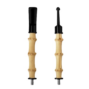 MUXIANG Bamboo Pipe Mouthpiece With Metal Tenon Straight Type Tobacco Pipe Accessory - Product Image 3