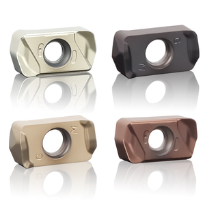 LOGU0303 Double-Sided Universal <strong>CNC</strong> High Feed Face Milling Cutter <strong>Insert</strong> - Product Image 4