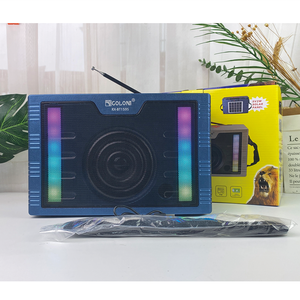 ELETREE RX-BT159S Enceinte Portable avec Lumière Disco, Bluetooth, Panneau Solaire et Radio Sanio, <span class=keywords><strong>Poste</strong></span> Radio pour <span class=keywords><strong>la</strong></span> Maison - Product Image 6