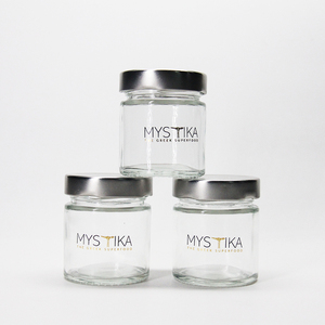 Nhà Máy Giá 50Ml 100Ml 200Ml 250Ml 500Ml 2Oz 8Oz Thủy Tinh Gia Vị Vòng <span class=keywords><strong>Jar</strong></span> Với Kim Loại Sâu Nắp - Product Image 4