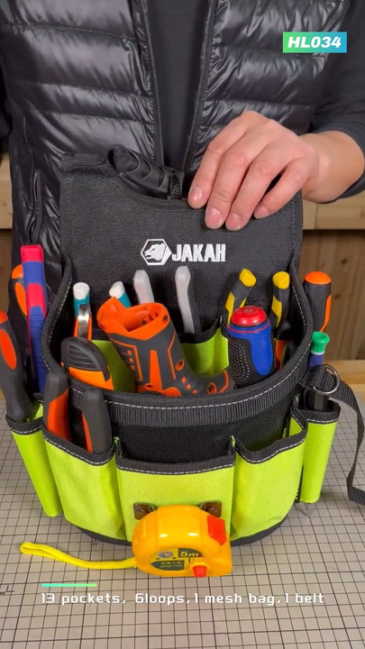 Heavy Duty Wholesale Electrician Pouch Belt Tool Pocket