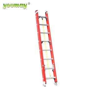 Échelle d'extension de vente directe d'usine en fibre de verre 5m de hauteur 2x10 marches - Product Image 3