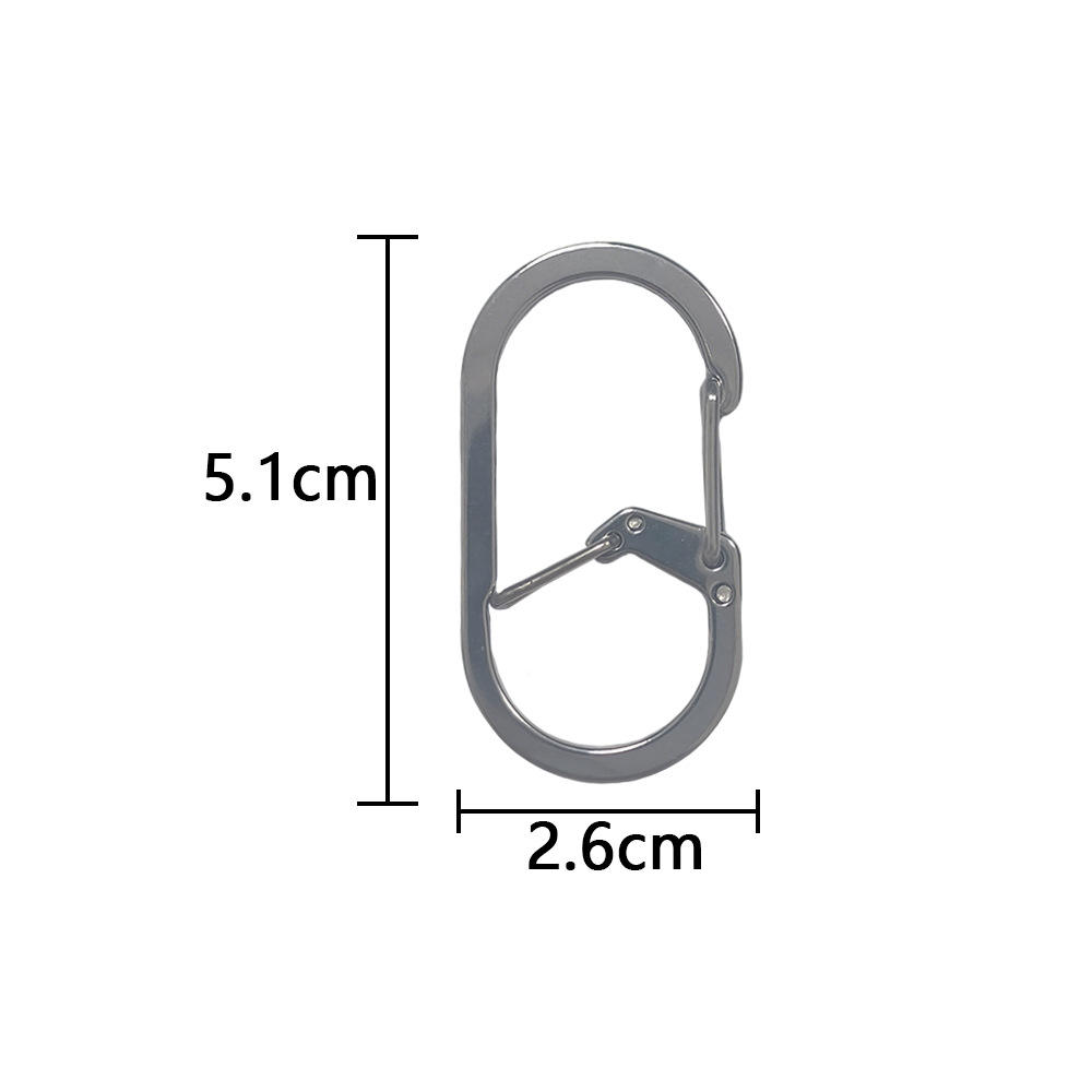 พวงกุญแจรูปตัว G ขนาด 51 มม.