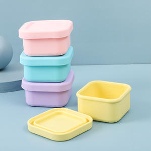 Contenedor de Alimentos Rectangular de Silicona para Bebés, Caja de Almacenamiento de Alimentos Congelados o Frescos para Niños - Product Image 3