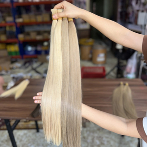 ผมเวียดนามแท้แบบขายส่ง ไม่ผ่านกระบวนการ จัดเรียงเกล็ดผม สำหรับทำวิกและต่อผม - Product Image 1