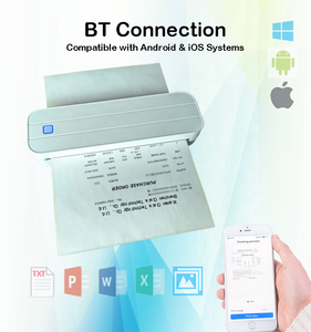 Imprimante thermique A4 210mm Mini 58mm Passeport <span class=keywords><strong>Photo</strong></span> X Terminal Tissu Étiquette Code Barres Portable Mini Imprimante Thermique - Product Image 2