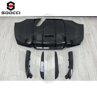 Diffuseur arrière en fibre de carbone de type GEX pour BMW Série 3 F30 F35 M Sport MT Diffuseur séparateur de lèvre de pare-chocs arrière 2012-2019