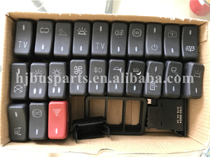 New Chất lượng cao màu đen xe buýt chuyển đổi zk6129h 3712 00582 phía sau đèn sương mù Rocker chuyển đổi cho các bộ phận xe buýt - Product Image 5