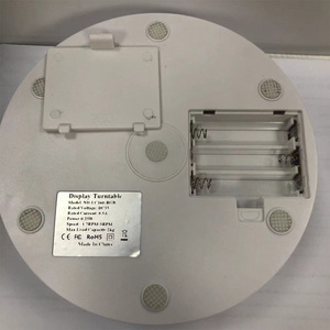 16cm RGB 전기 턴테이블 와인 병 회전 디스플레이 스탠드 LED 분위기 조명 사진 제품 360 디스플레이 - Product Image 6