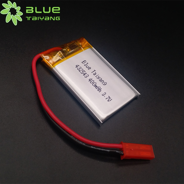 432543 3.7v 400mah Li Ion Cell Battery Earbuds with 400mah Battery