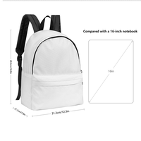 Sac à dos scolaire grande capacité pour adolescentes, motif fille, impression personnalisée à la demande, avec poches latérales