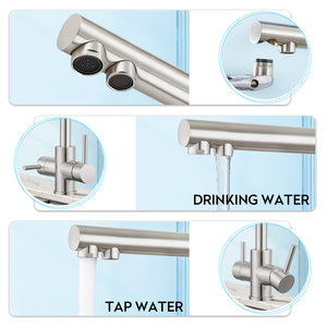 <span class=keywords><strong>Robinet</strong></span> d'<span class=keywords><strong>eau</strong></span> potable d'usine en gros le plus bas <span class=keywords><strong>robinet</strong></span> de filtre de <span class=keywords><strong>robinet</strong></span> de cuisine à 3 voies - Product Image 3