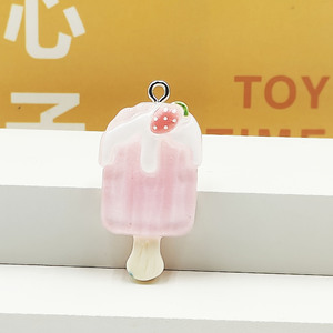 Eis Miniatur Food Resin Crafts Creme Kleber Zubehör Food Play Resin Toys Anpassbarer Schlüssel bund für die Dekoration - Product Image 5