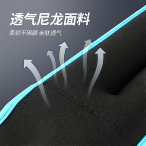 น้ำหนักถ่วงข้อเท้าและข้อมือแบบปรับได้ พร้อมตัวล็อคแบบตะขอและห่วง สำหรับวิ่งออกกำลังกาย ใช้ได้ทั้งชายและหญิง สีชมพูและสีฟ้า วัสดุ SBR - Product Image 2