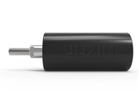 Rouleau de guidage latéral pour convoyeur industriel JUXIN avec roulement à billes à gorge profonde et jante en acier robuste pour applications minières