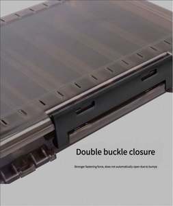 Cajas de Pesca Multifuncionales Impermeables, Cajas de Aparejos de Pesca de Plástico Duro Transparente, Señuelo de Pesca con Anzuelo para Calamar de 10G, para Exteriores - Product Image 5