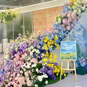 Flores Artificiales de Seda, Alta Simulación, Decoración para Bodas, Reutilizables, Reciclables, Rama Individual MNZC - Product Image 1