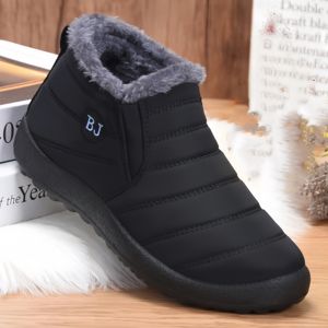 Waterproof <strong>Men's</strong> and Women's Fur <strong>Boots</strong>, Anti slip Ankle <strong>Boots</strong>, Plush Cotton Warm Fitness <strong>Walking</strong> Shoes - Product Image 2