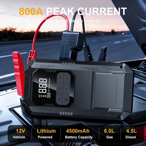 Démarreur de batterie de <span class=keywords><strong>voiture</strong></span> portable 12V 6000mAh avec compresseur d'air, kit d'urgence 4-en-1 - Product Image 3