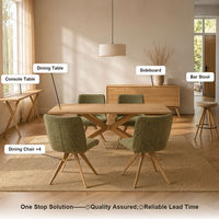 Ensemble de table et chaises de salle à manger moderne, ensemble de table à manger 4 places, meubles pour la maison, la cuisine, l'hôtel, le restaurant, vente en gros