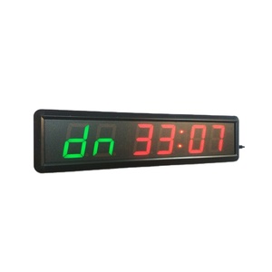 Hangzhou Hong Hao fabrika malzemeleri 2.3-inç 6-digit Mini spor eğitimi aralığı zamanlayıcı zamanlama büyük dijital mavi <span class=keywords><strong>LED</strong></span> saat - Product Image 1