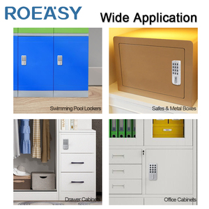 Serratura Elettronica con Password per Armadietto Portadocumenti, Serratura in Metallo con Password per Armadietto, Serratura con Password per Archivio - Product Image 5