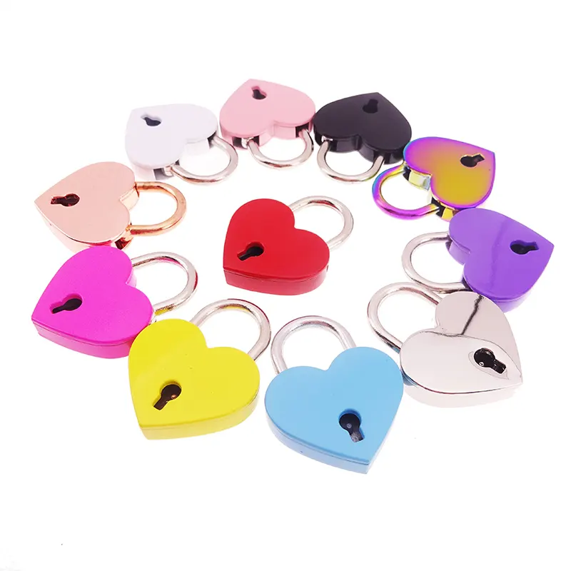 Top Quality Metal Padlock Heart Shape Pad Lock Love Locks For Wholesale