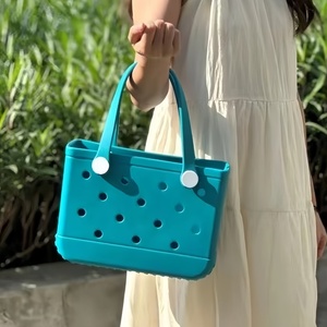 Sac de plage Colefa de qualité fiable, imperméable, pour les <span class=keywords><strong>vacances</strong></span> à la piscine, sac de plage familial en silicone, écologique, durable, sac fourre-tout en EVA - Product Image 5