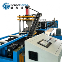 Machine de formage de poutres en U compacte à grande vitesse entièrement automatique GrandForce, certifiée CE, avec écran tactile PLC, pour poutres métalliques
