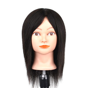 Pas cher Cosmétologie 100% Cheveux Humains <span class=keywords><strong>Afro</strong></span>-Américaine <span class=keywords><strong>Salon</strong></span> Pratique Coiffeur Tressage <span class=keywords><strong>Afro</strong></span> Formation Mannequin Dummy Poupée Tête - Product Image 1