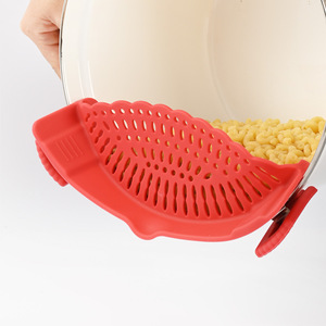 Passoire de cuisine en silicone à clipser pour évier, pour pâtes, <span class=keywords><strong>spaghetti</strong></span>, légumes, vente en gros - Product Image 4