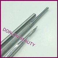 Outil professionnel en acier inoxydable pour le soin des pieds et des doigts, lime à ongles double face pour ongles incarnés, lime à ongles à lame tranchante pour manucure et pédicure