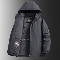 Blousons Bomber en Corduroy Style Japonais pour Hommes, Manteaux d'Hiver à Capuche Zippés, Imperméables, Chauffants et Épais, Coupe-Vent